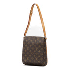 Shoulder Bag Musette Salsa Brown Monogram Canvas