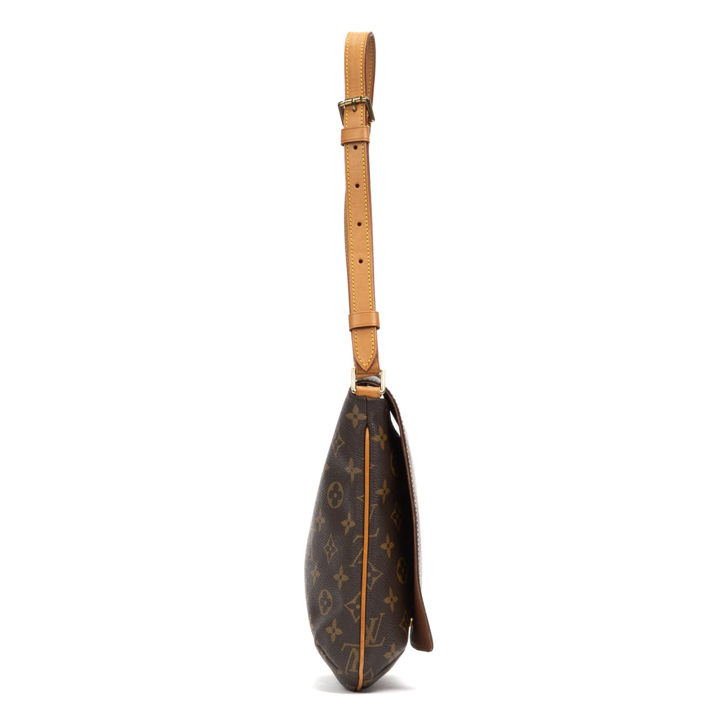 Shoulder Bag Musette Salsa Brown Monogram Canvas