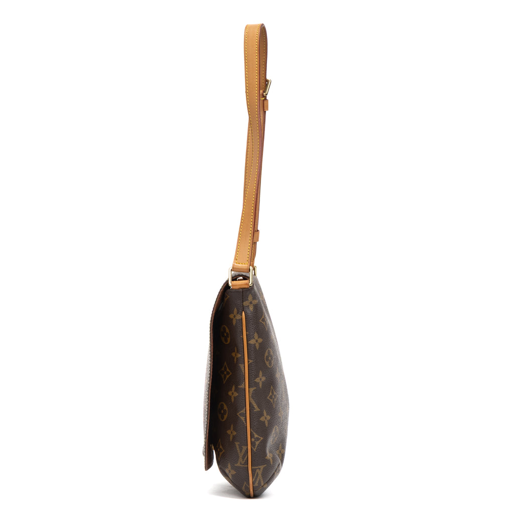 Shoulder Bag Musette Salsa Brown Monogram Canvas