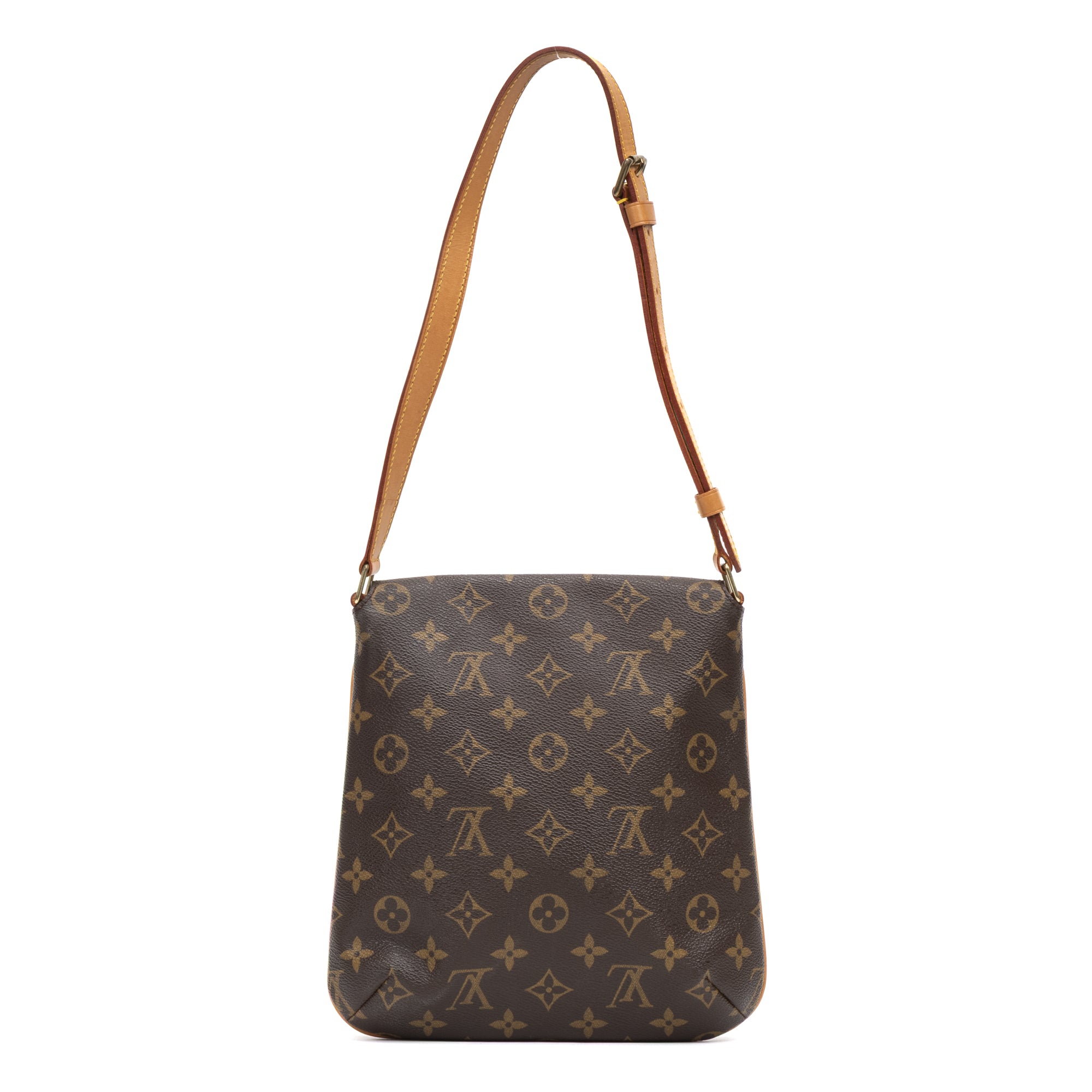 Shoulder Bag Musette Salsa Brown Monogram Canvas