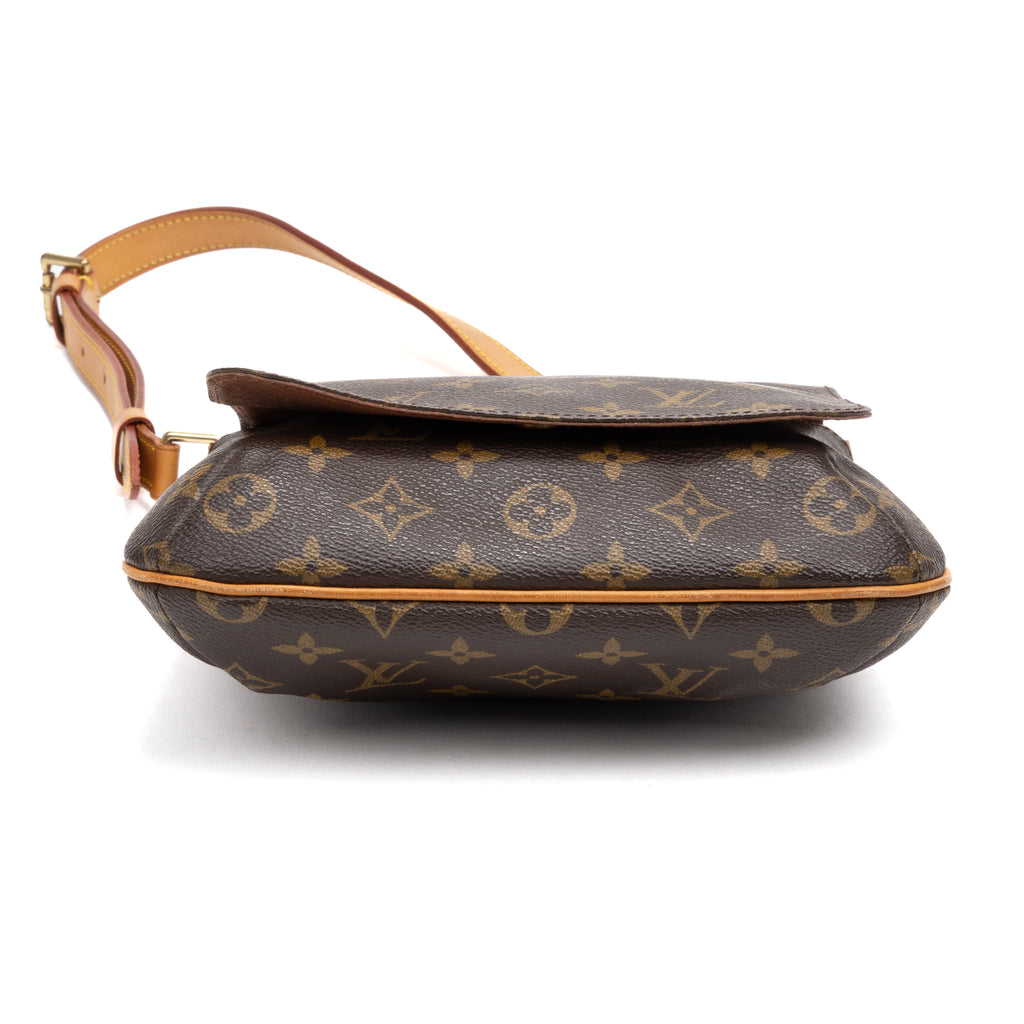 Shoulder Bag Musette Salsa Brown Monogram Canvas