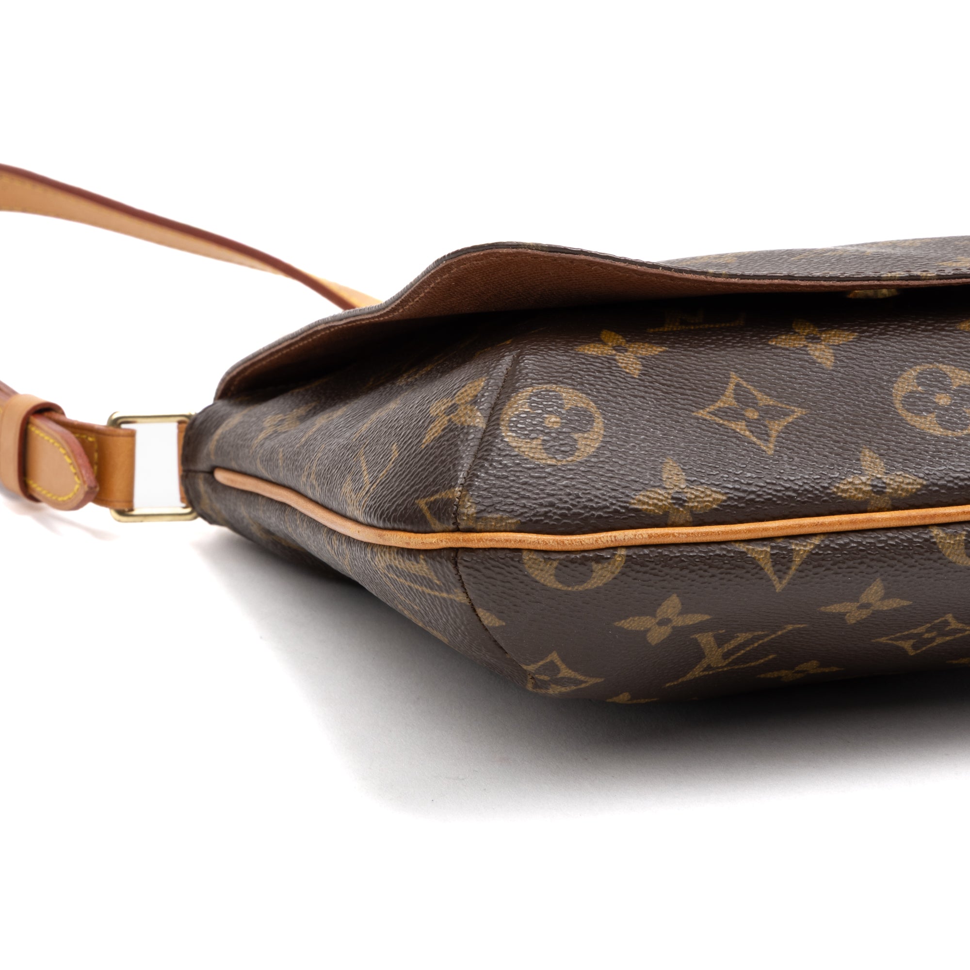 Shoulder Bag Musette Salsa Brown Monogram Canvas
