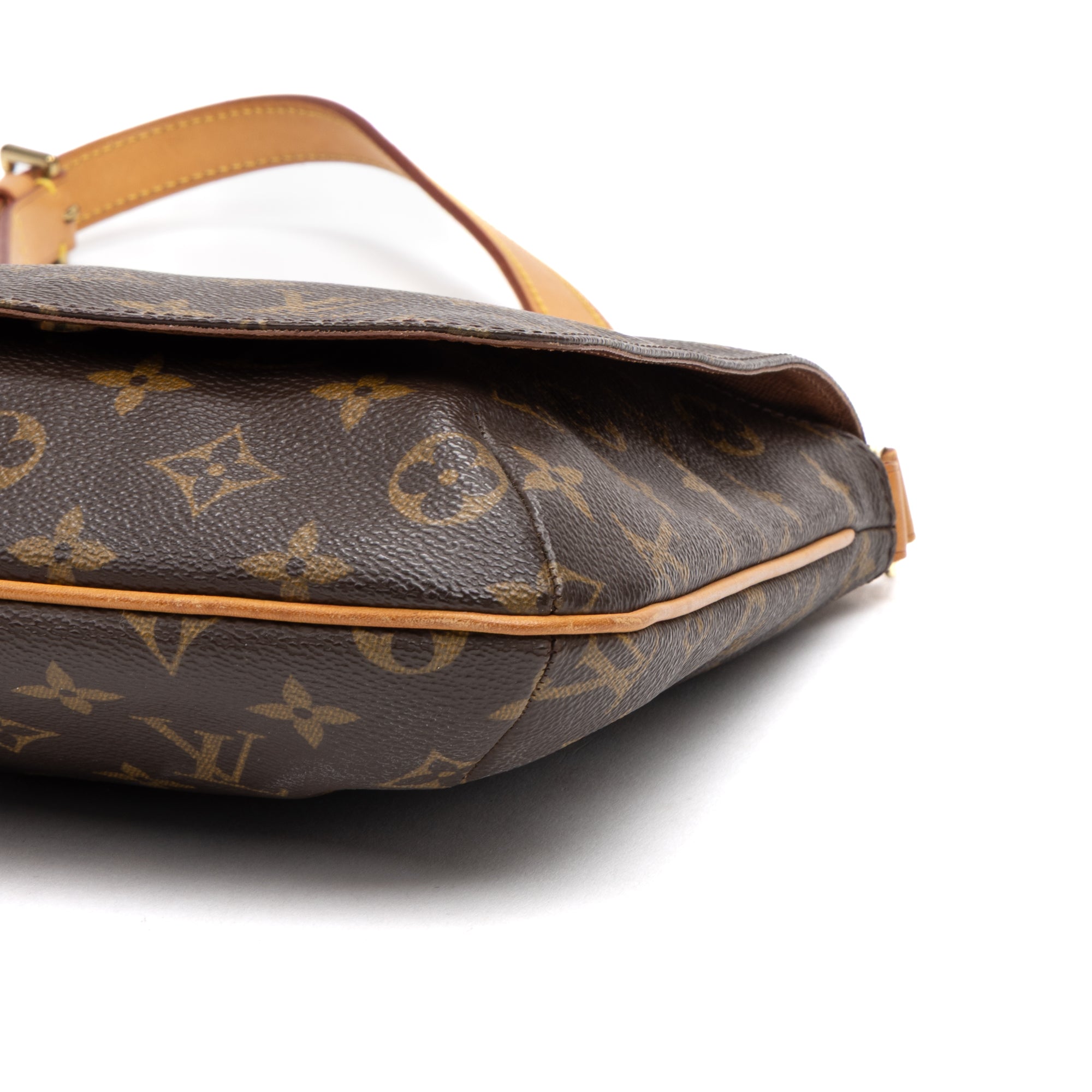 Shoulder Bag Musette Salsa Brown Monogram Canvas