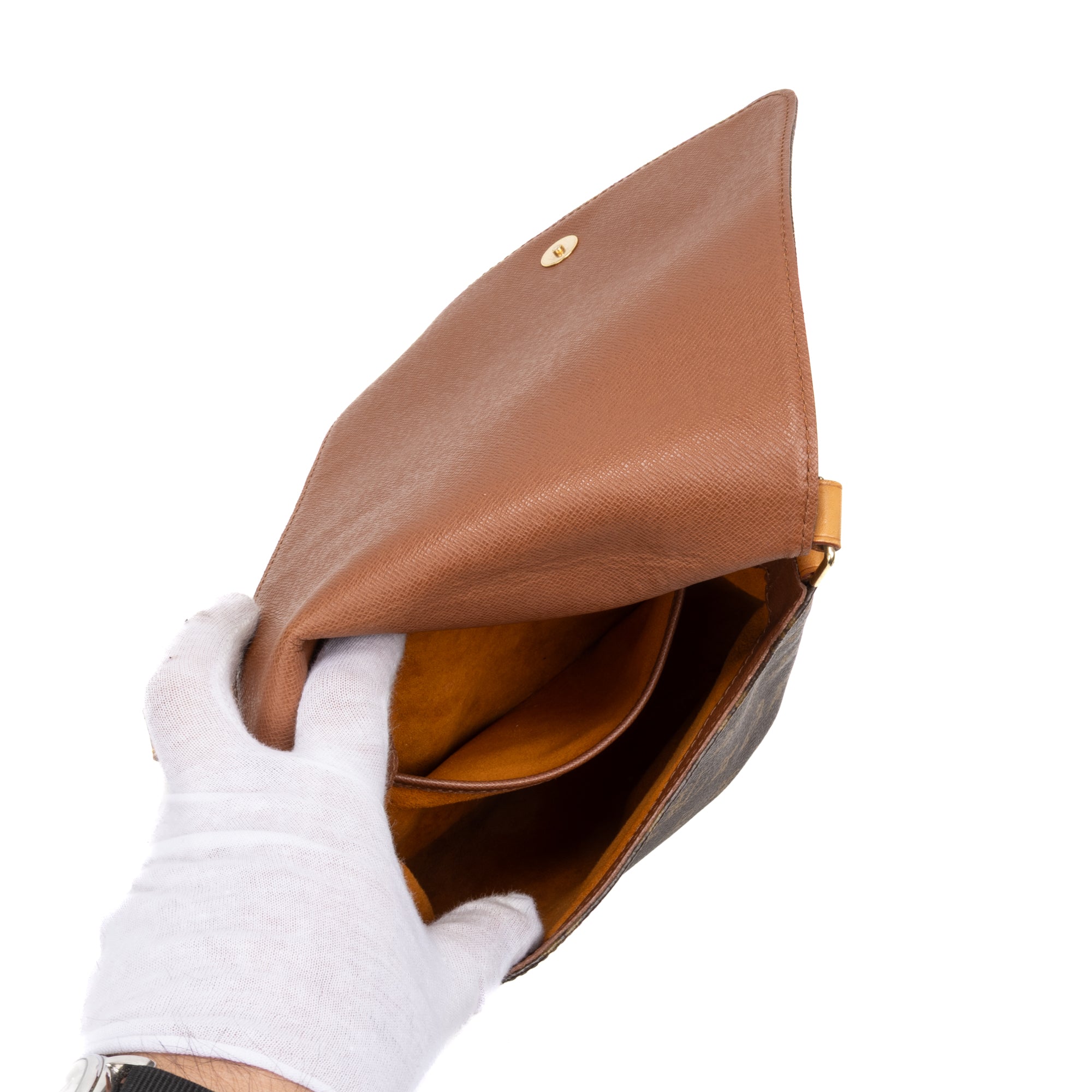 Shoulder Bag Musette Salsa Brown Monogram Canvas
