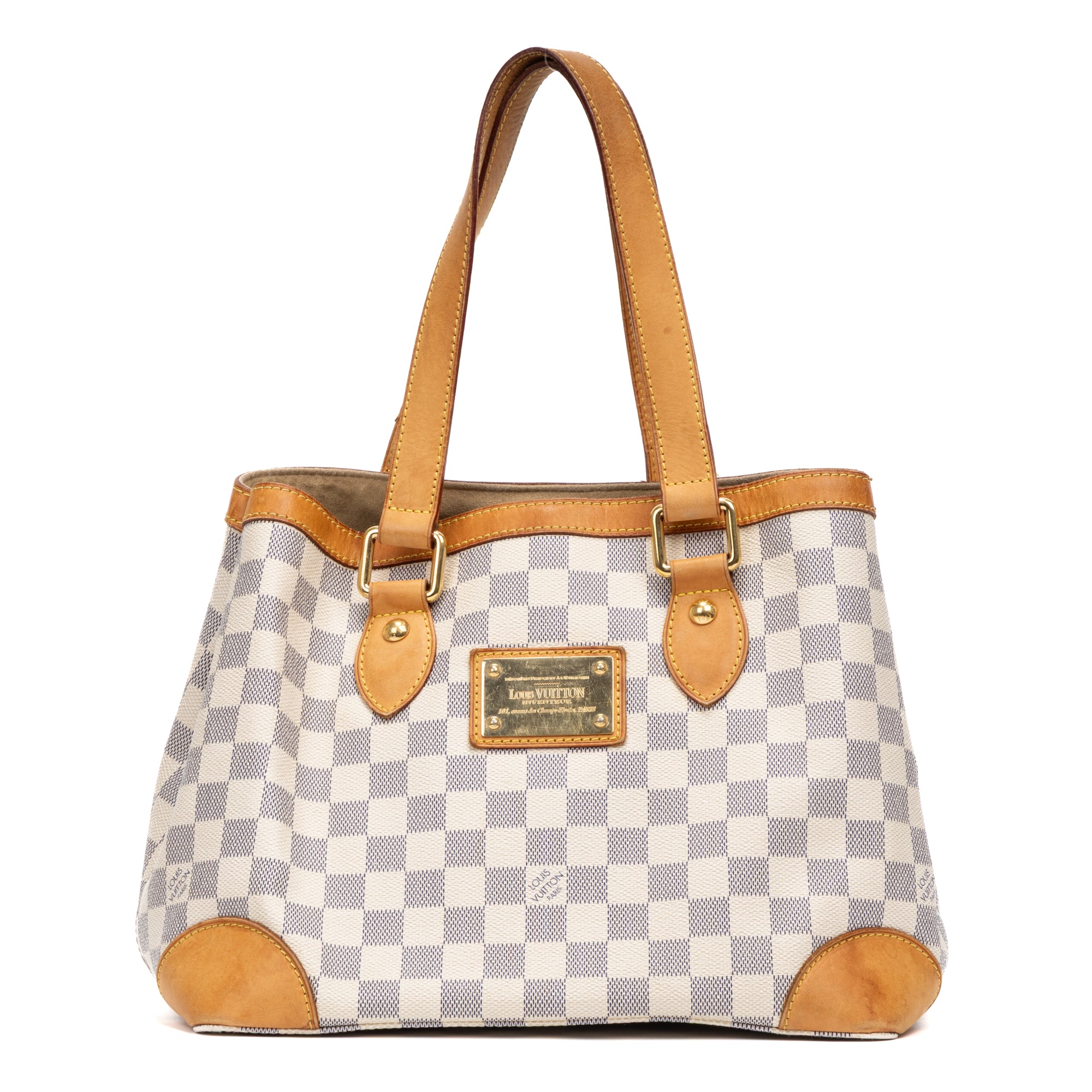 Shoulder Bag Hampstead PM Ivory Damier Azur