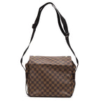 Shoulder Bag Naviglio Brown Damier Ebene