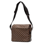 Shoulder Bag Naviglio Brown Damier Ebene