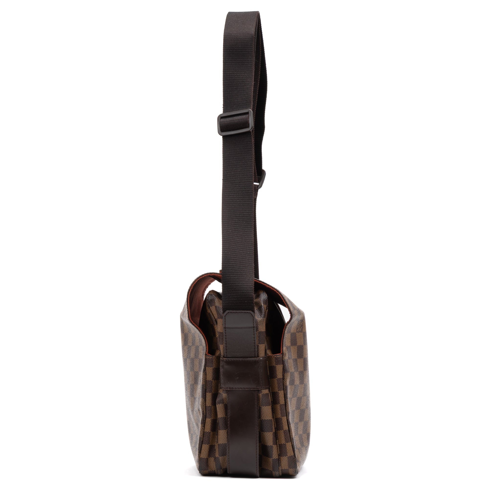 Shoulder Bag Naviglio Brown Damier Ebene