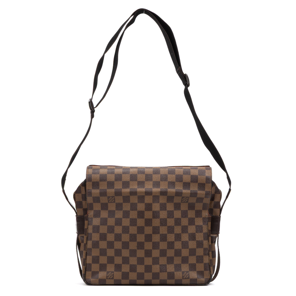Shoulder Bag Naviglio Brown Damier Ebene