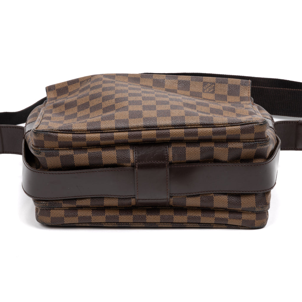 Shoulder Bag Naviglio Brown Damier Ebene