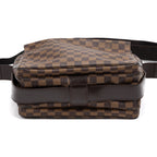 Shoulder Bag Naviglio Brown Damier Ebene