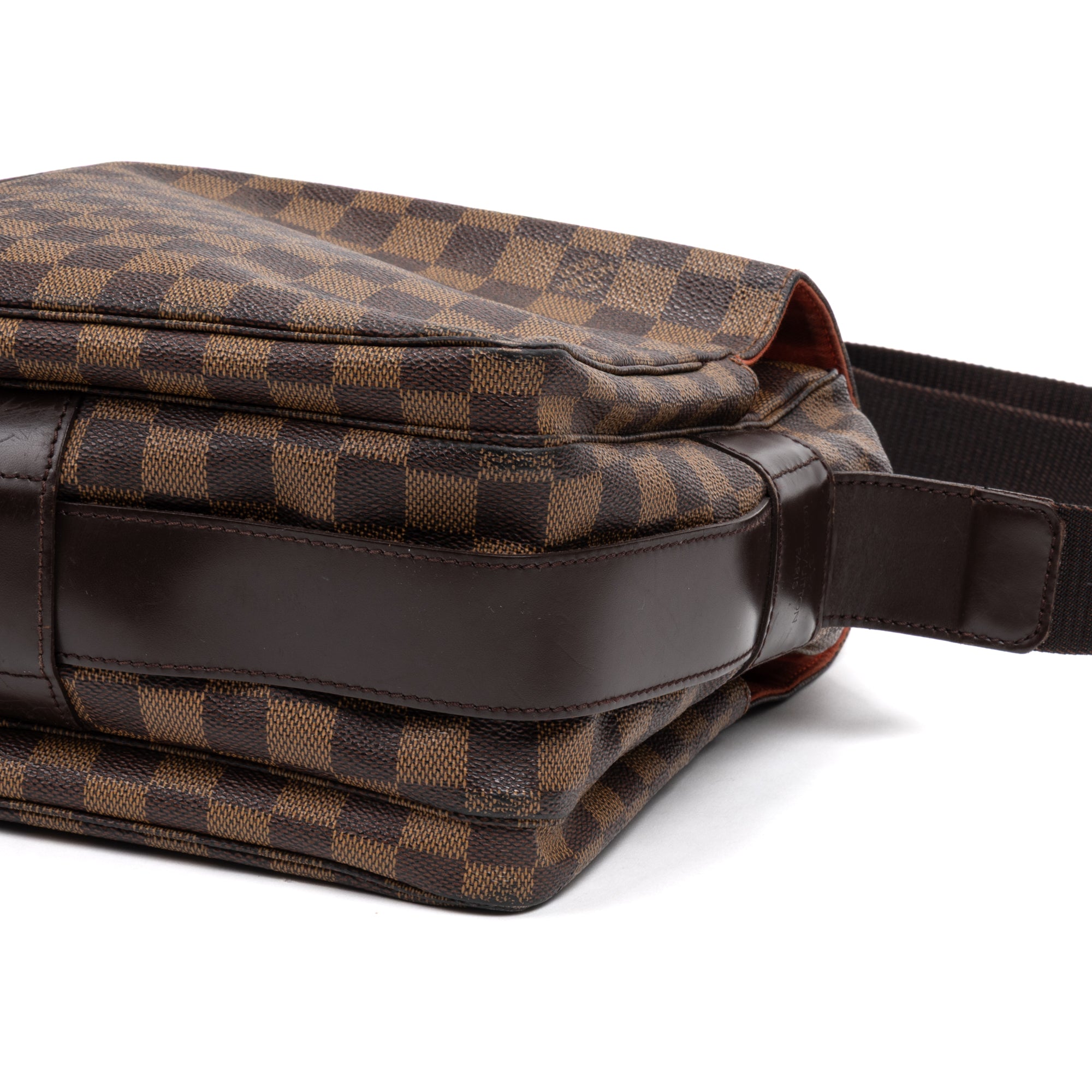 Shoulder Bag Naviglio Brown Damier Ebene