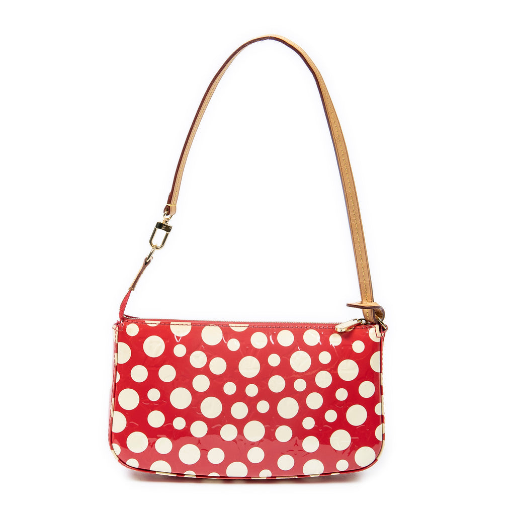 Handbag Ltd. Ed. Yayoi Kusama Infinity Dots Accessory Pouch Ivory Monogram Vernis Infinity Dots