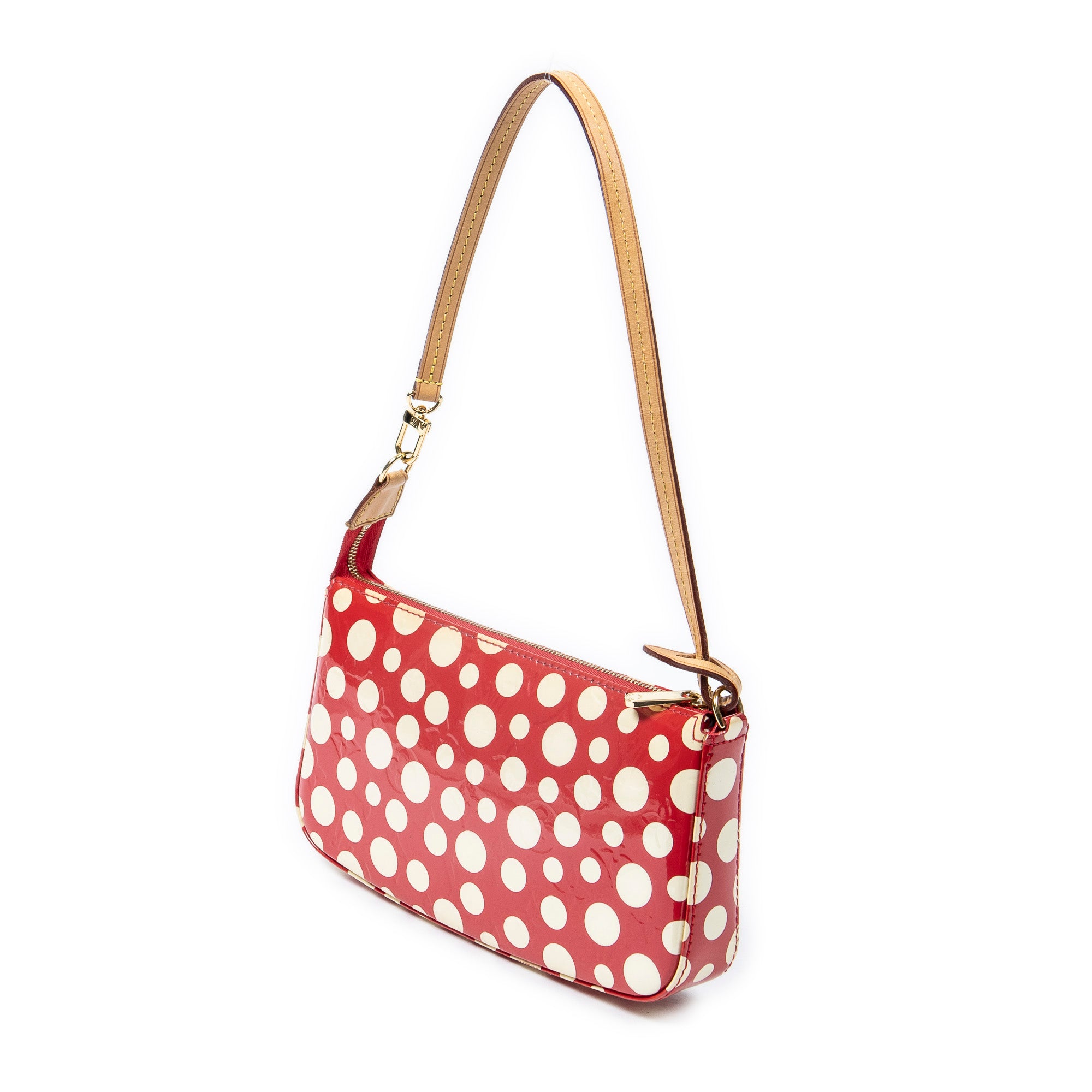 Handbag Ltd. Ed. Yayoi Kusama Infinity Dots Accessory Pouch Ivory Monogram Vernis Infinity Dots
