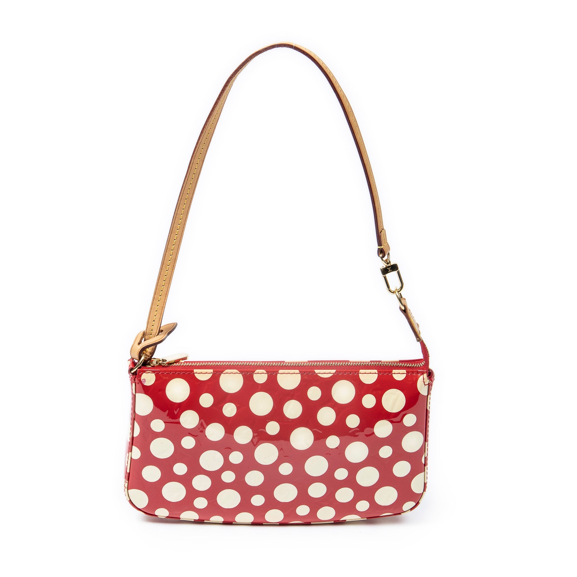 Handbag Ltd. Ed. Yayoi Kusama Infinity Dots Accessory Pouch Ivory Monogram Vernis Infinity Dots