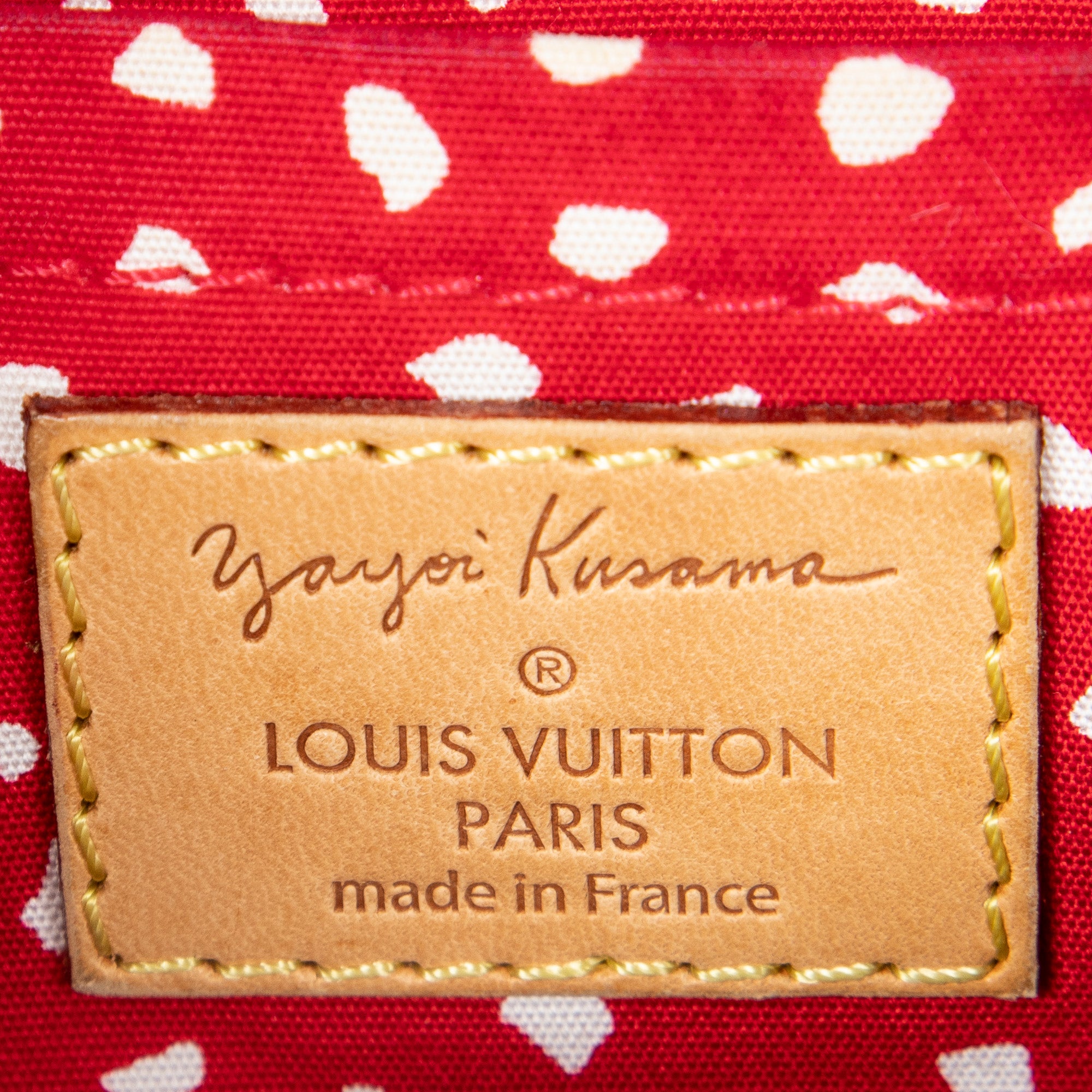 Handbag Ltd. Ed. Yayoi Kusama Infinity Dots Accessory Pouch Ivory Monogram Vernis Infinity Dots