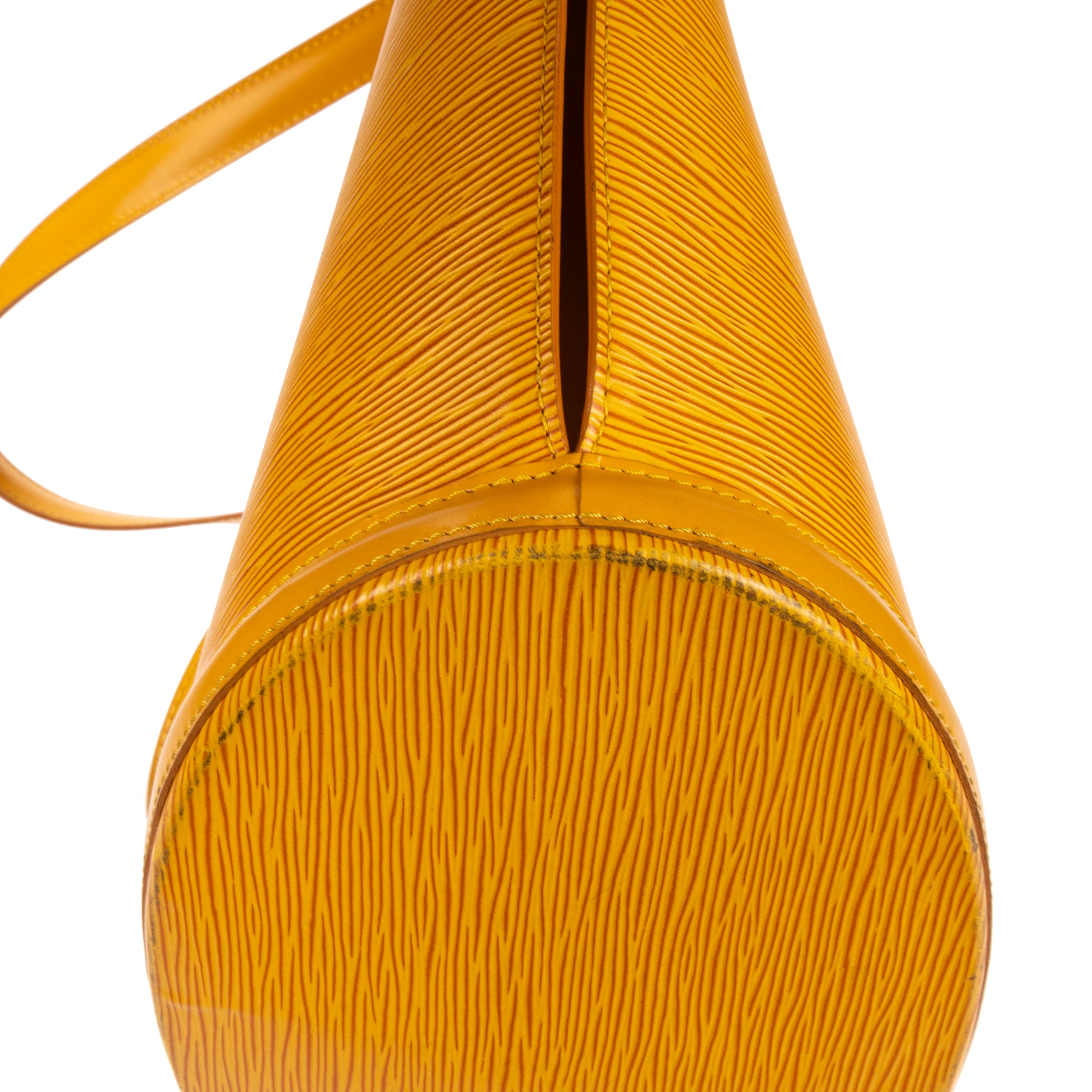 Shoulder Bag St-Jacques Shopping GM Yellow Epi