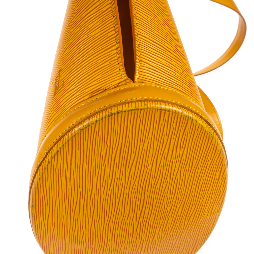 Shoulder Bag St-Jacques Shopping GM Yellow Epi
