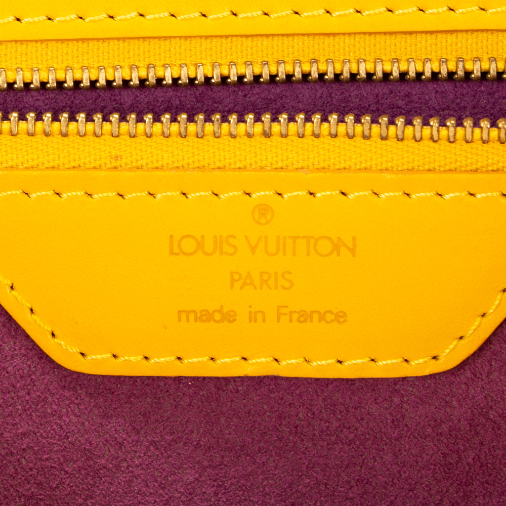 Shoulder Bag St-Jacques Shopping GM Yellow Epi