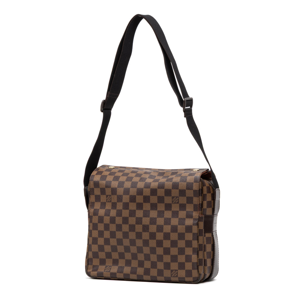 Shoulder Bag Naviglio Brown Damier Ebene