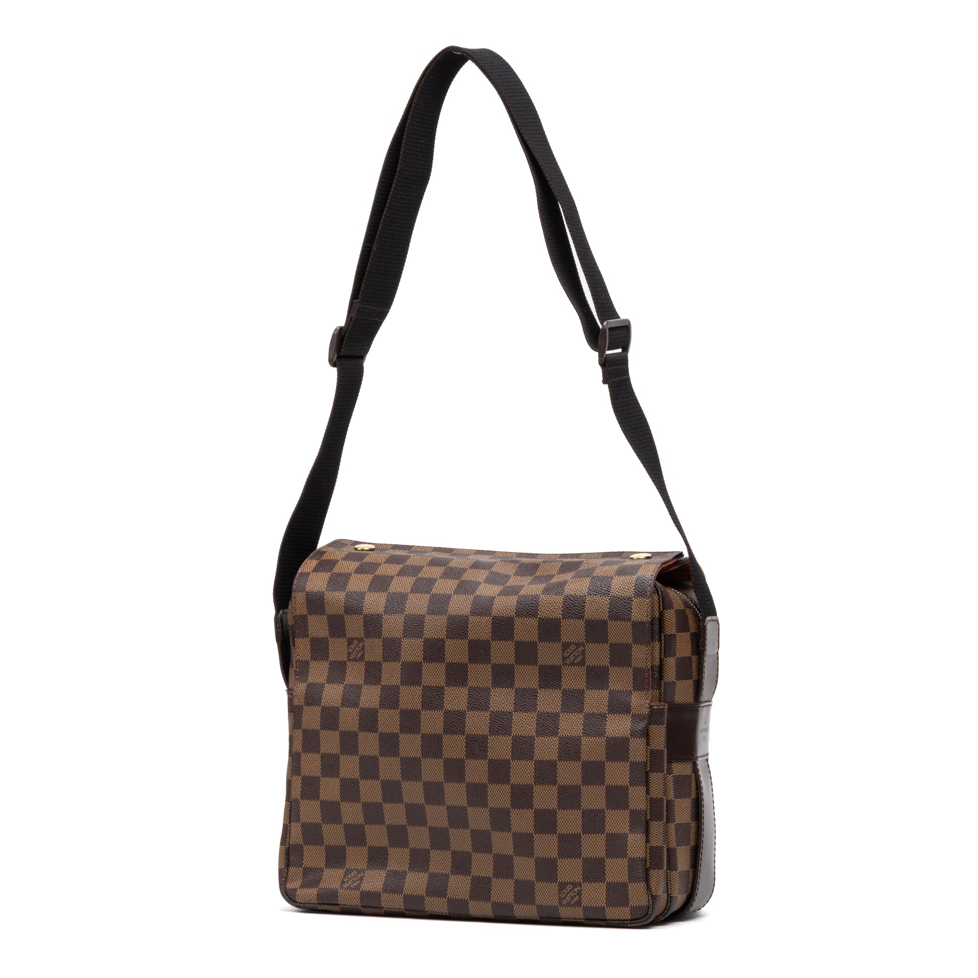 Shoulder Bag Naviglio Brown Damier Ebene