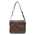 Shoulder Bag Naviglio Brown Damier Ebene