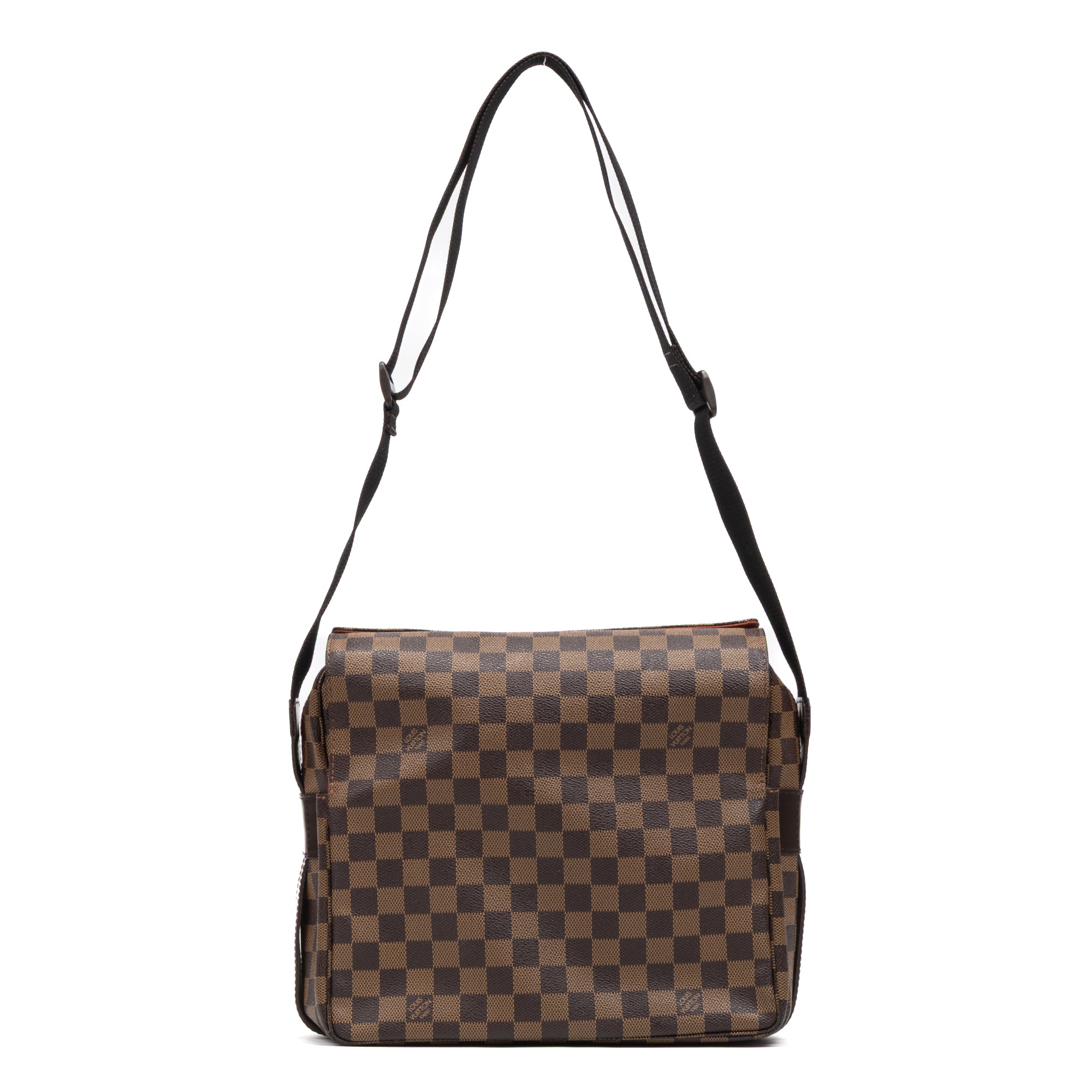 Shoulder Bag Naviglio Brown Damier Ebene
