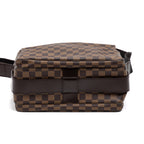 Shoulder Bag Naviglio Brown Damier Ebene