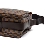Shoulder Bag Naviglio Brown Damier Ebene