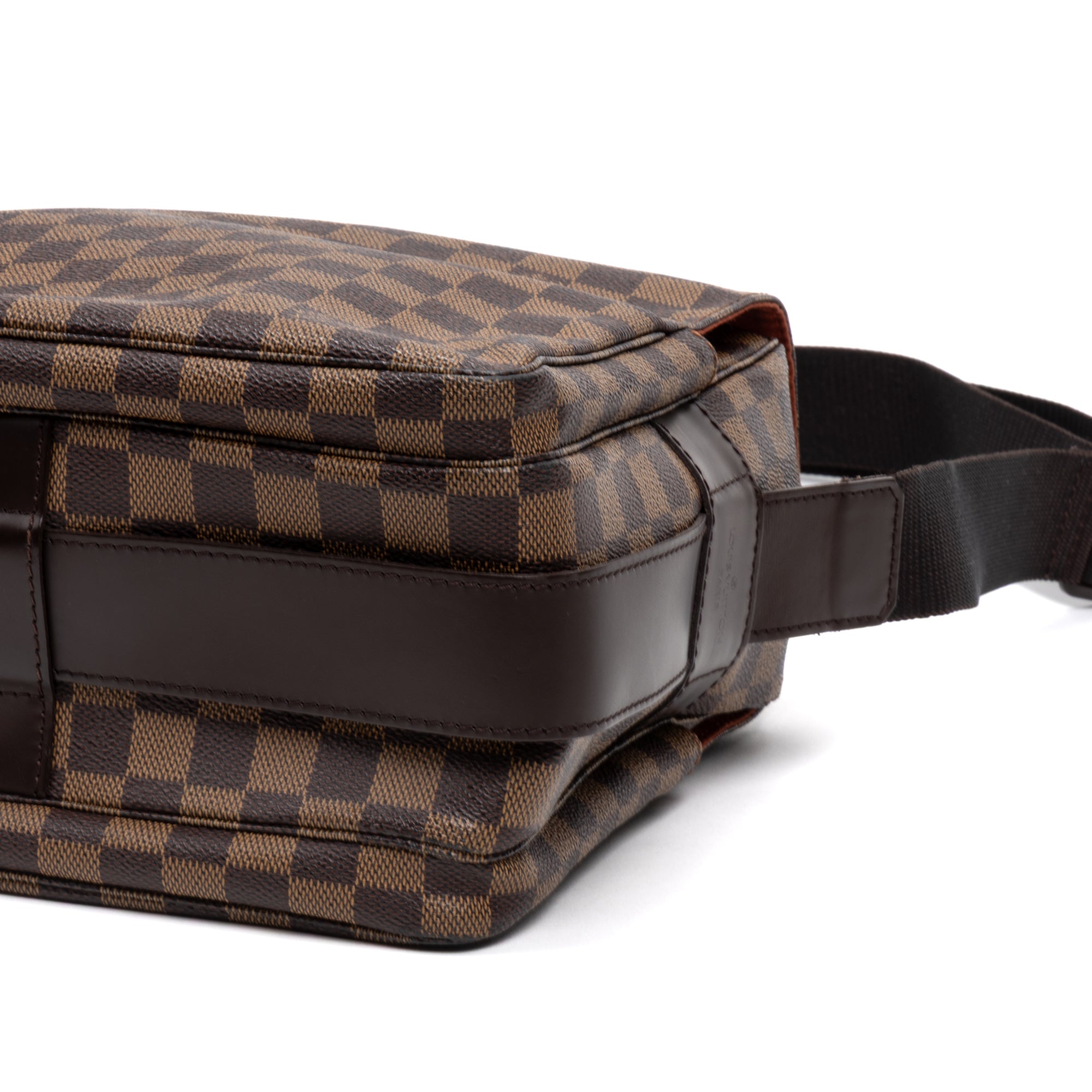 Shoulder Bag Naviglio Brown Damier Ebene
