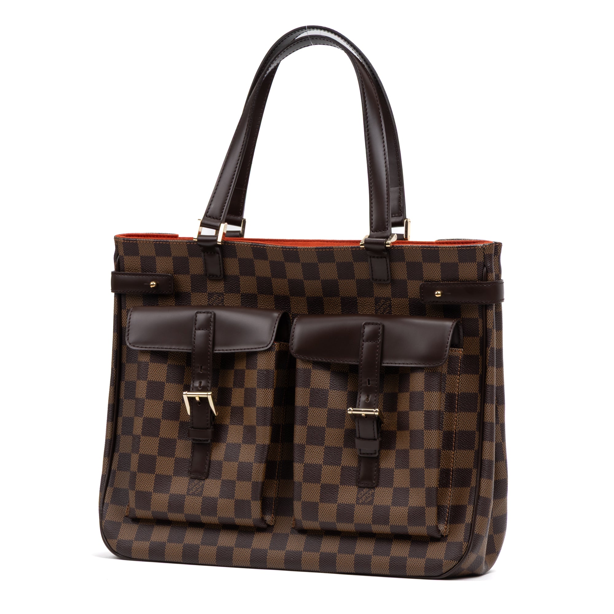 Shoulder Bag Uzes Brown Damier Ebene
