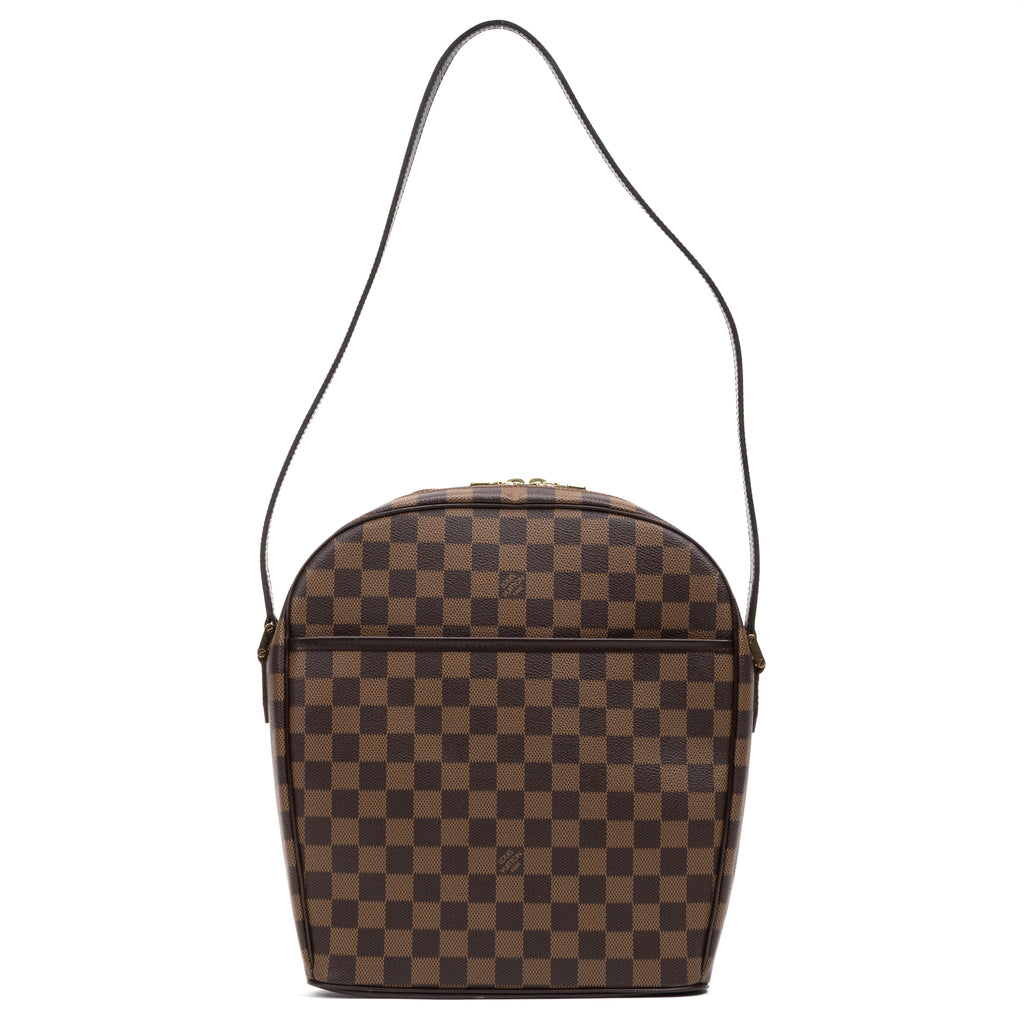 Shoulder Bag Ipanema GM Brown Damier Ebene