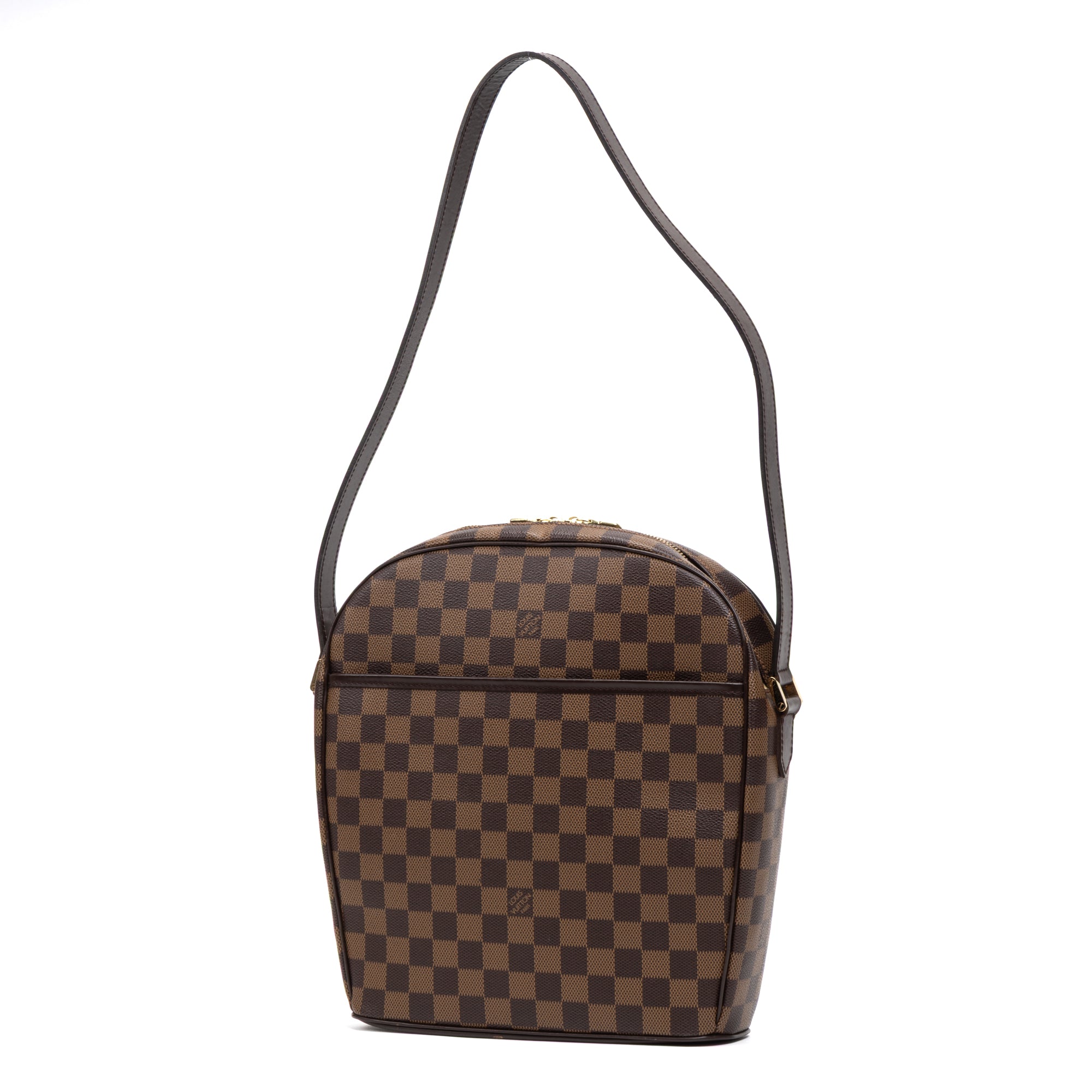 Shoulder Bag Ipanema GM Brown Damier Ebene