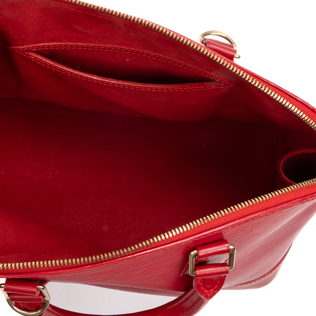 Handbag Alma PM Red Epi