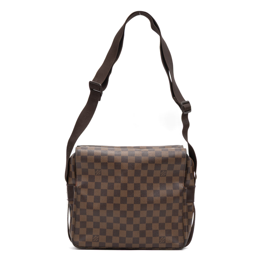 Shoulder Bag Naviglio Brown Damier Ebene