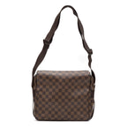 Shoulder Bag Naviglio Brown Damier Ebene