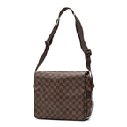 Shoulder Bag Naviglio Brown Damier Ebene