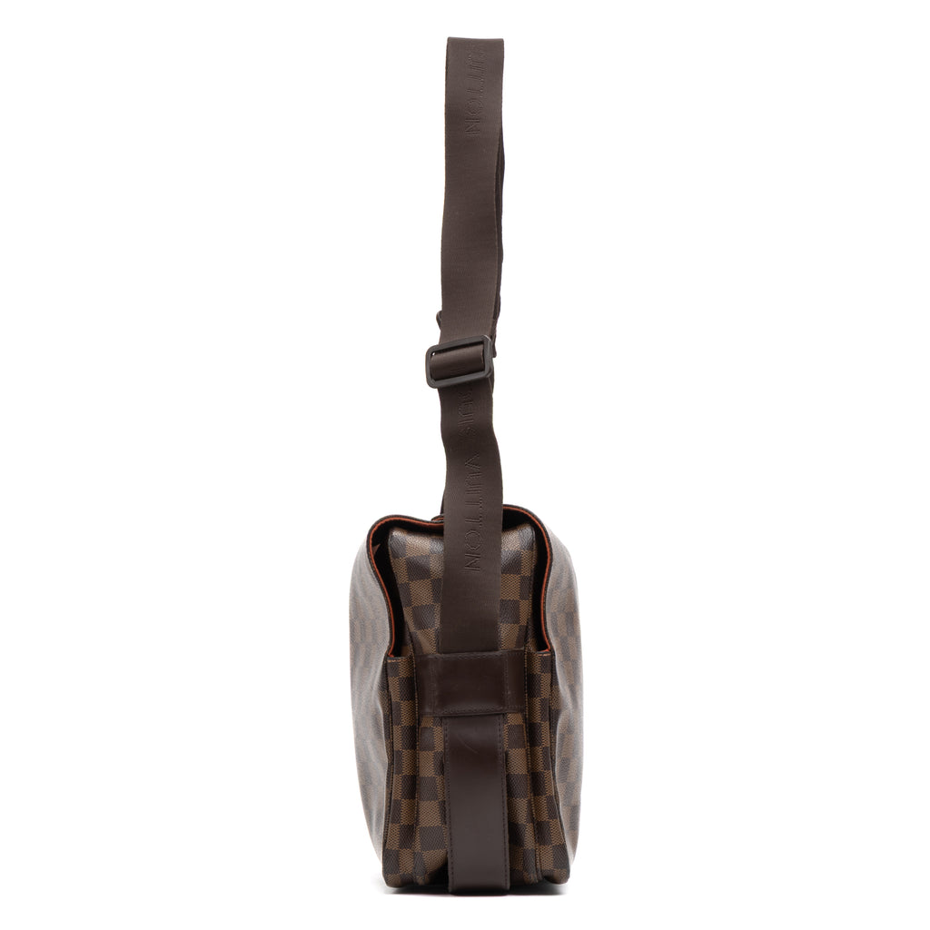 Shoulder Bag Naviglio Brown Damier Ebene