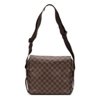 Shoulder Bag Naviglio Brown Damier Ebene