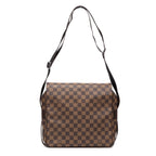 Shoulder Bag Naviglio Brown Damier Ebene