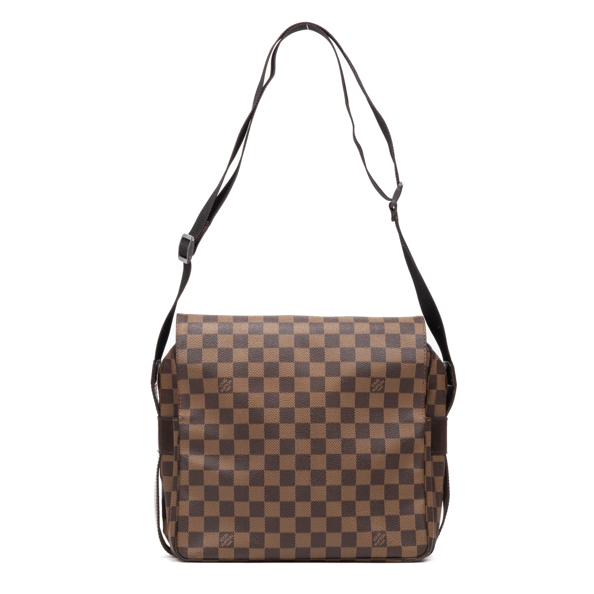 Shoulder Bag Naviglio Brown Damier Ebene