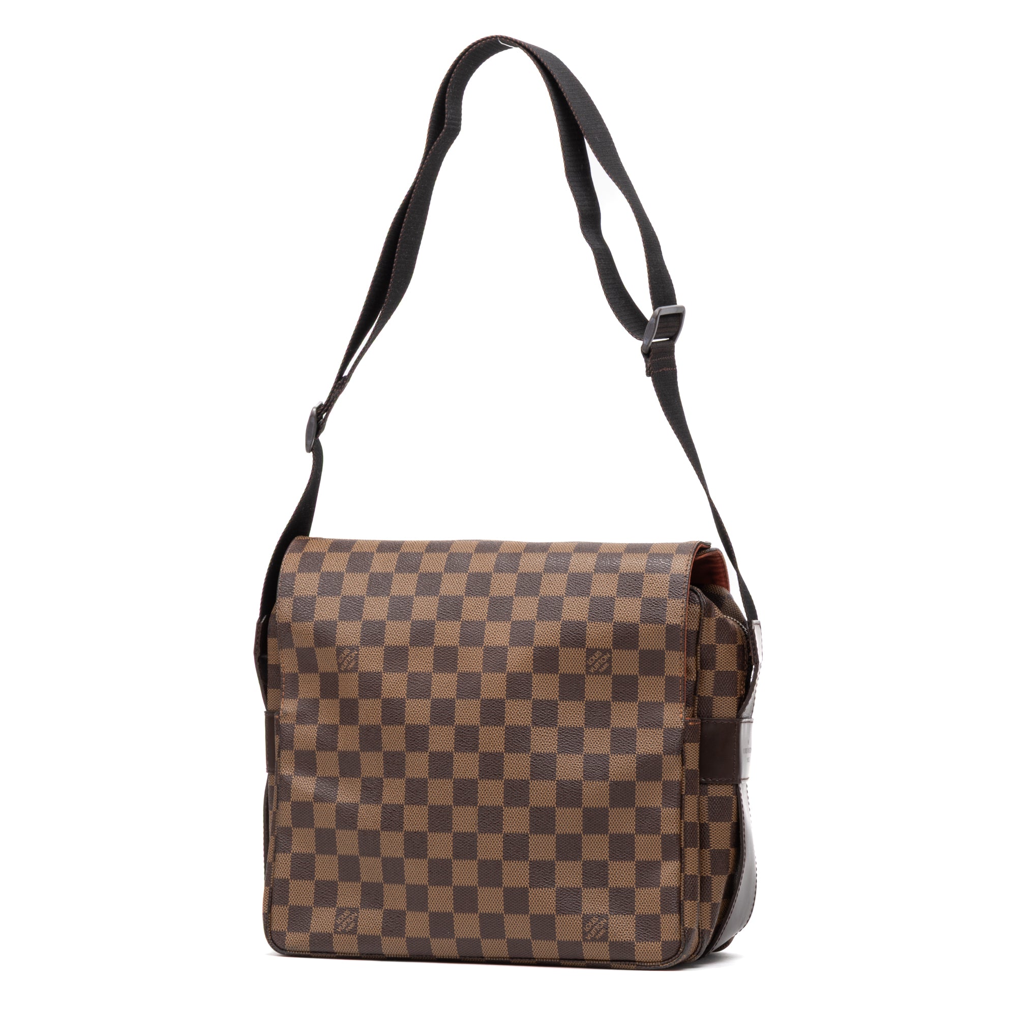 Shoulder Bag Naviglio Brown Damier Ebene