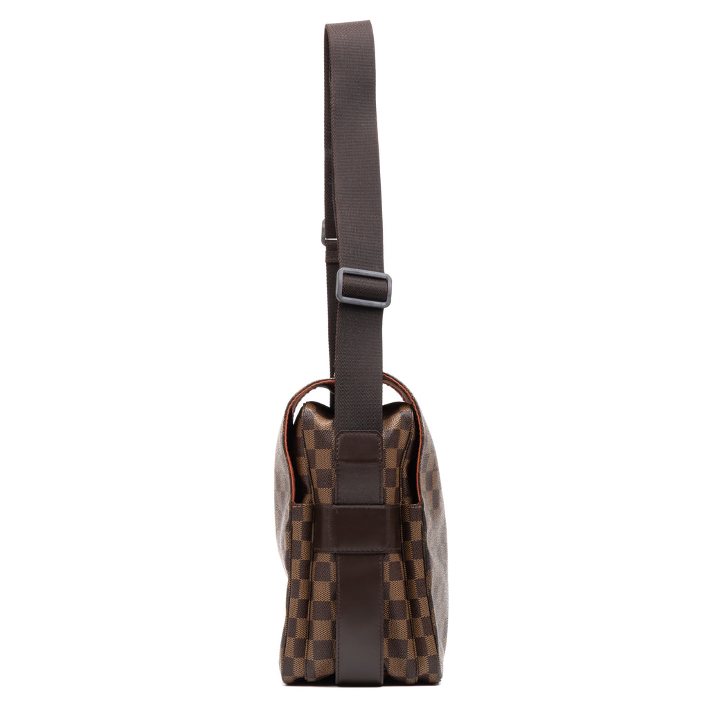 Shoulder Bag Naviglio Brown Damier Ebene