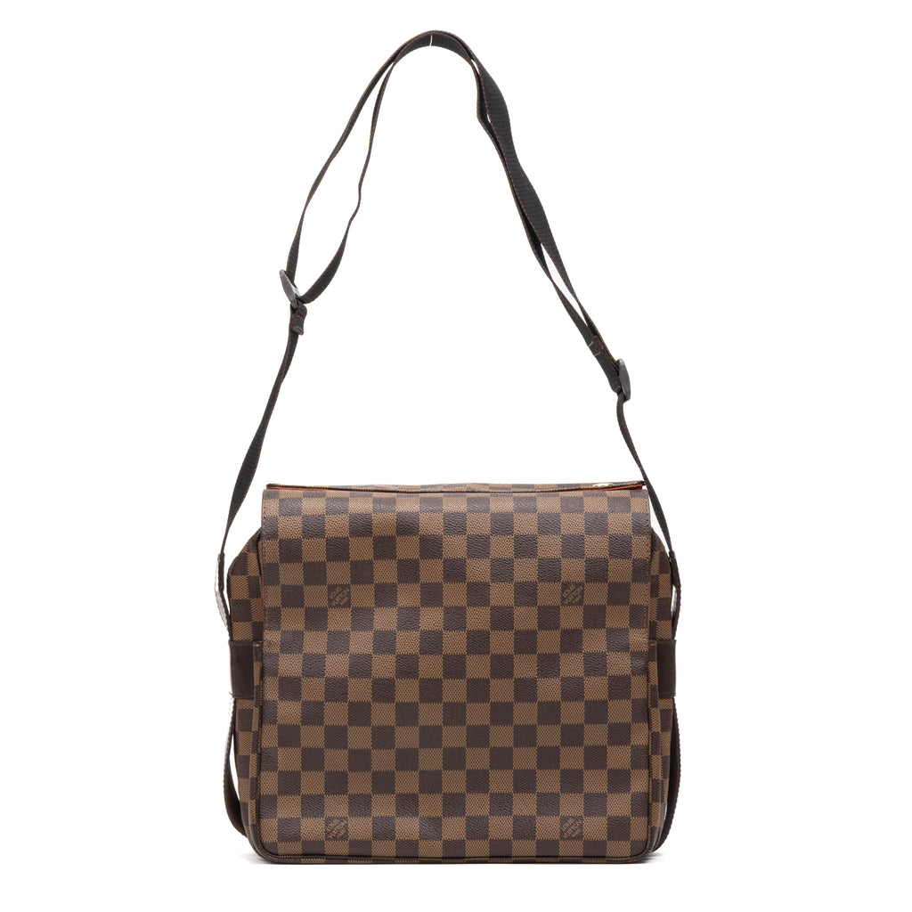 Shoulder Bag Naviglio Brown Damier Ebene