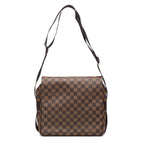 Shoulder Bag Naviglio Brown Damier Ebene