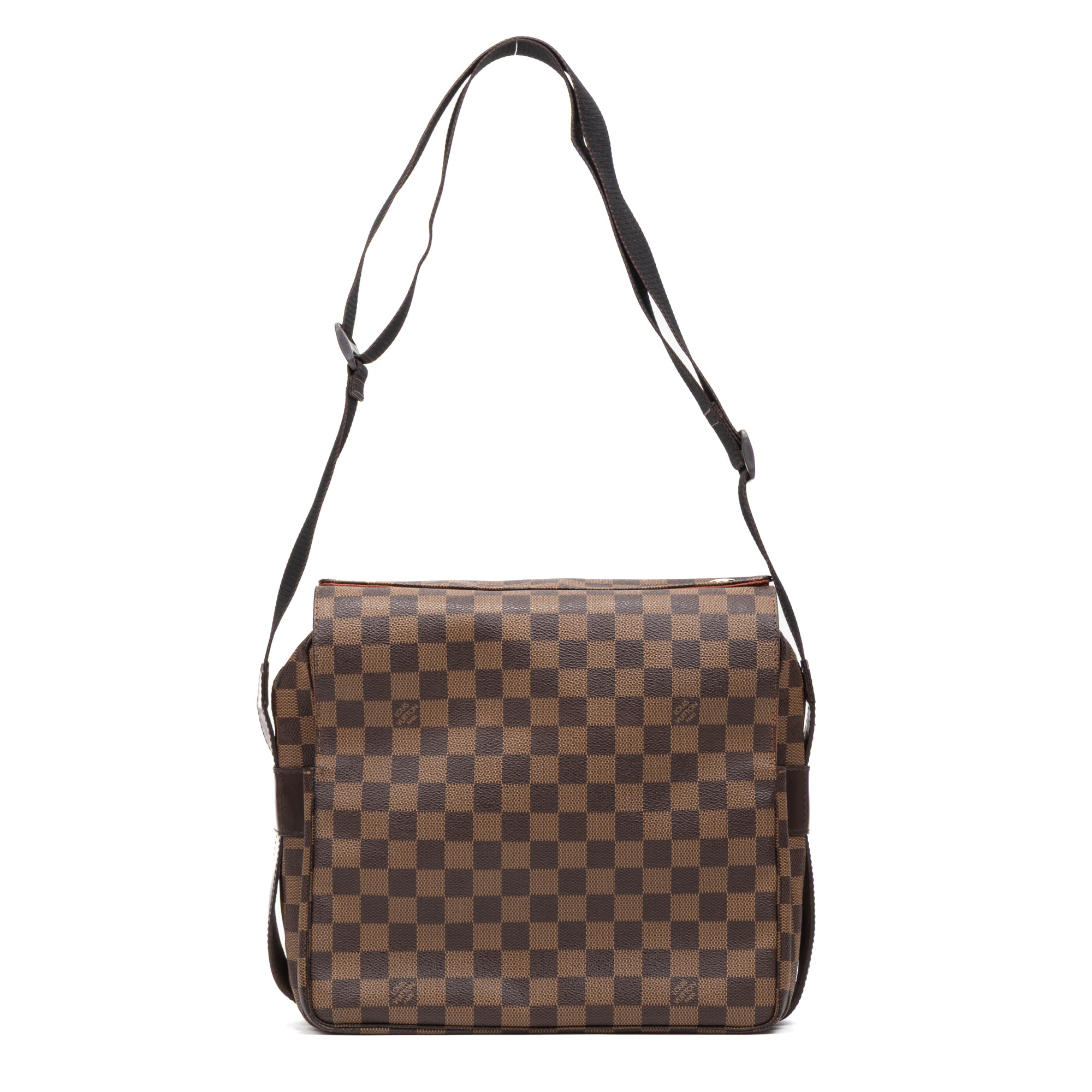 Shoulder Bag Naviglio Brown Damier Ebene