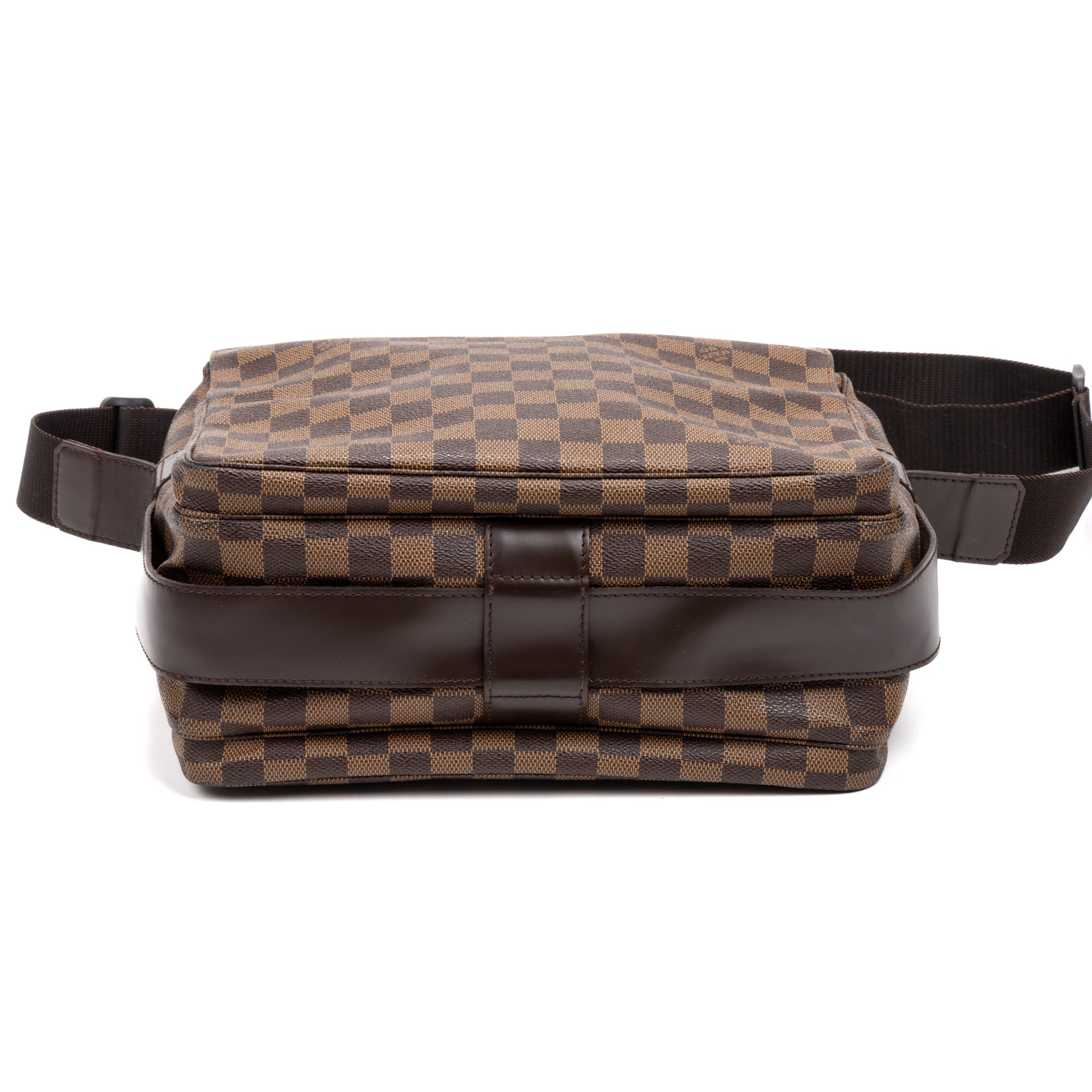 Shoulder Bag Naviglio Brown Damier Ebene