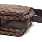 Shoulder Bag Naviglio Brown Damier Ebene