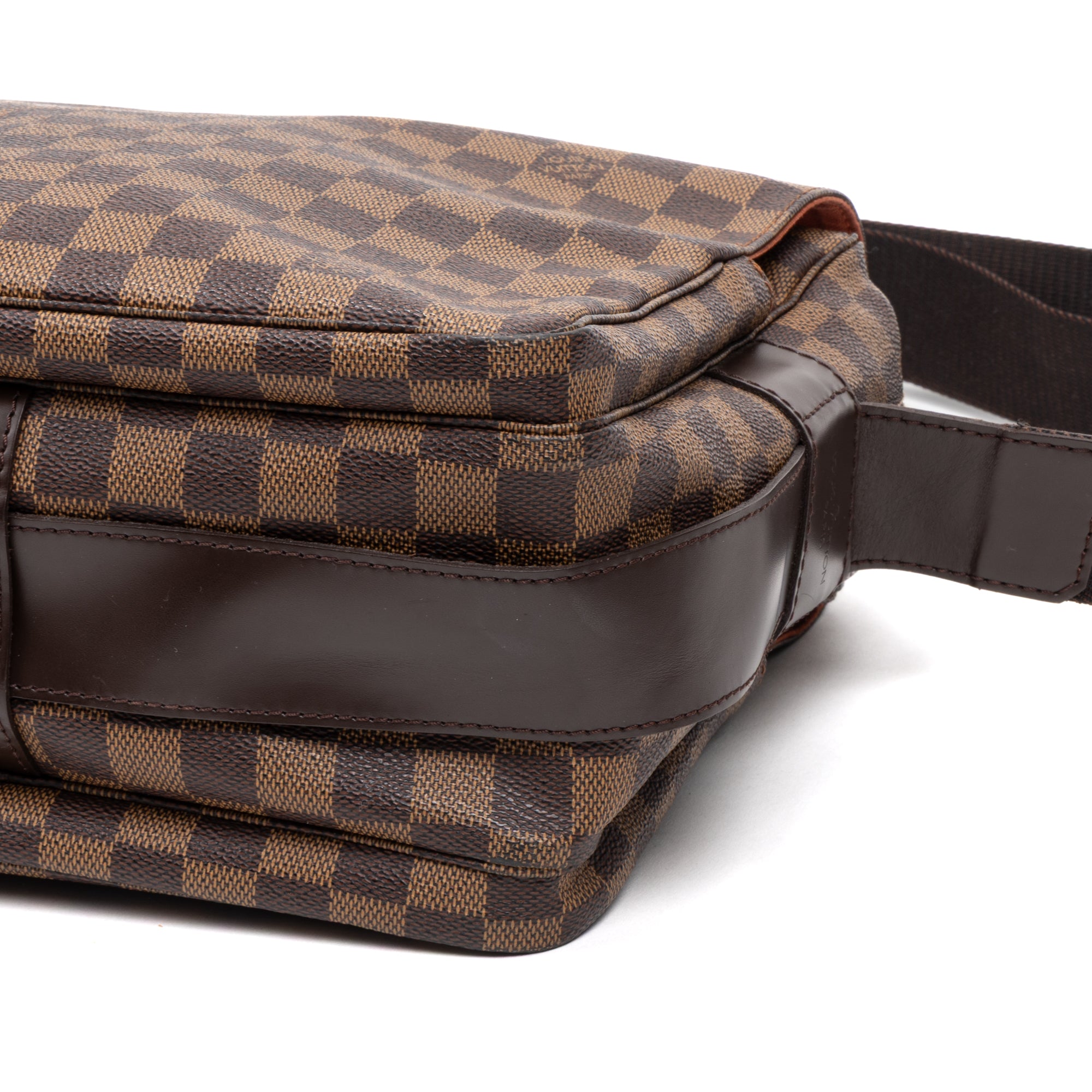 Shoulder Bag Naviglio Brown Damier Ebene