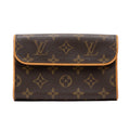 Shoulder Bag Florentine Brown Monogram Canvas